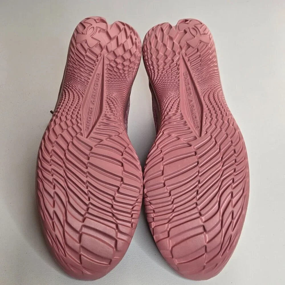 Under Armour Women Flow Velociti 3 Running Shoe Pink Rose Sz 12 - Picture 8 of 10